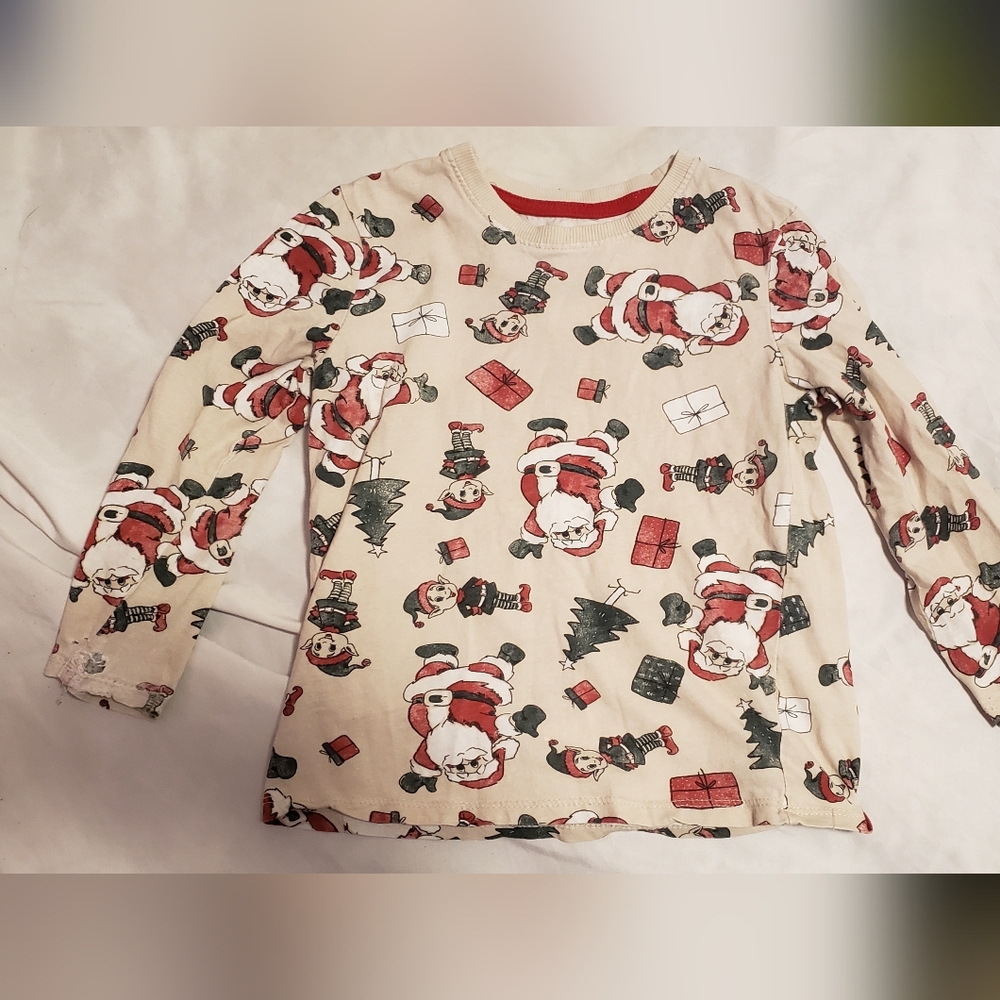 3 For 23$ Kids Santa Print Long Sleeve Tee